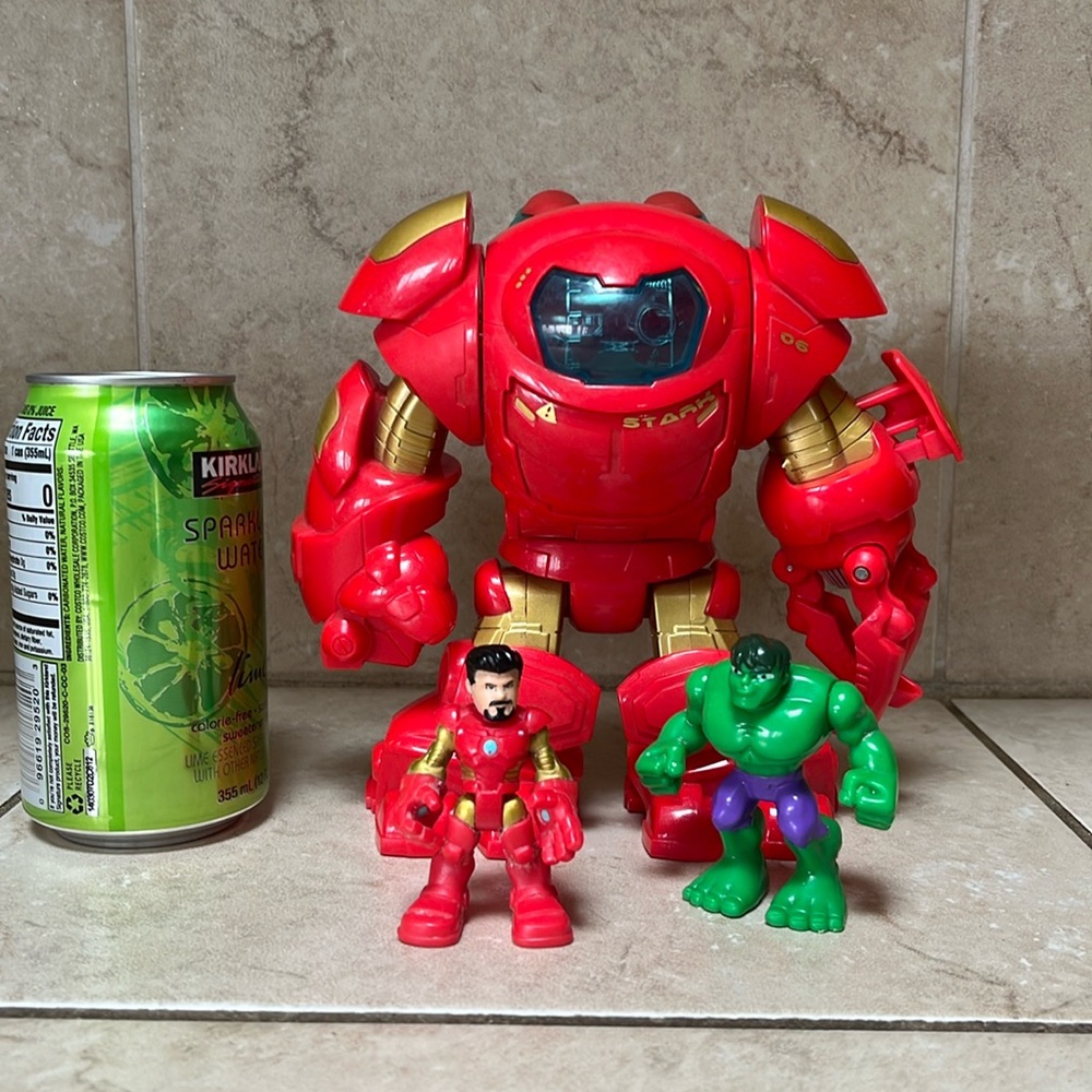 2014 Playskool Heroes Marvel SuperHero Adventures Stark Tech Armor Action Figure